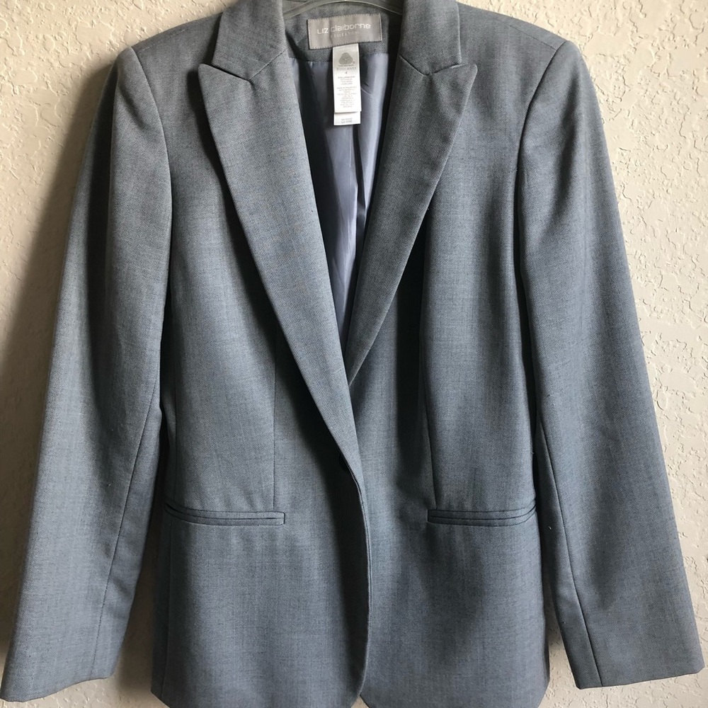 Liz Claiborne Gray Blazer